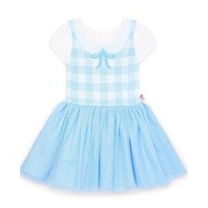 The Wizard of Oz Toddler Girl Dorothy Cosplay Sweater Dress Size 12M